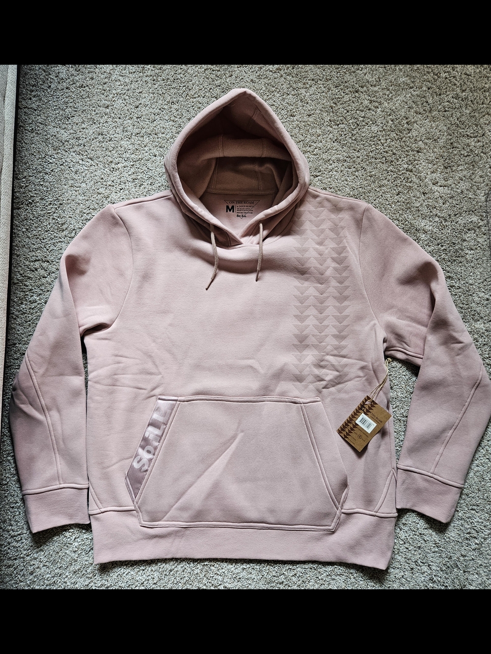 Soill Nakoa Hoodie UNISEX - Medium - Jason Momoa - Dirty Pink - So ill